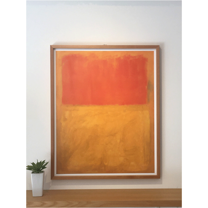 マーク・ロスコ \"orange and tan\" 額装済み 楽天市場】アートフレーム マーク・ロスコ Mark Rothko Orange