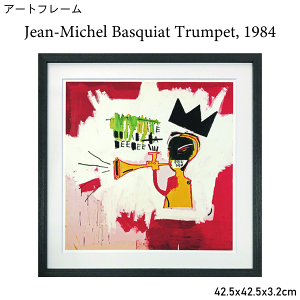 �_�{�� �y�V�����ڊ��Ӄf�[��10�{�|�C���g�A�b�v���I�^�A�[�g�t���[�� �o�X�L�A Jean-Michel Basquiat Trumpet, 1984 42.5x42.5x3.2cm �C���e���A �z���� �A�[�g �A�[�g�p�l�� ���r���O ���� �v���[���g ��