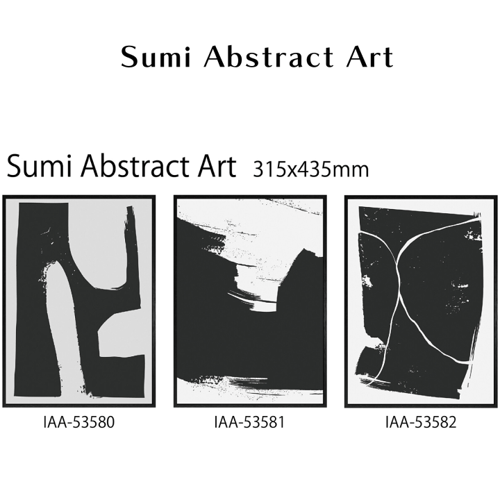 楽天市場】キャンバスアートパネル Sumi Abstract Art 31.5x43.5cm