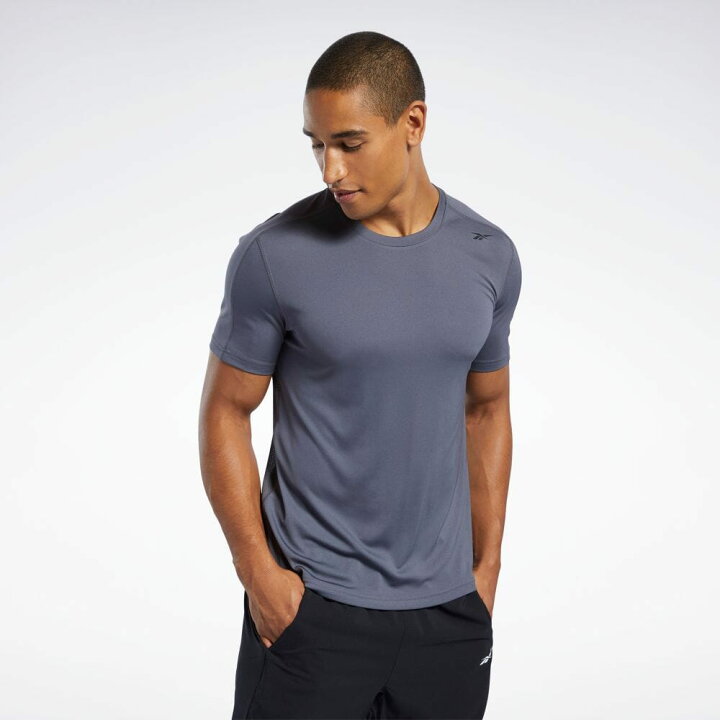 楽天市場 公式 リーボック Reebok 返品可 秋冬 ワークアウト レディ ポリエステル テック Tシャツ Workout Ready Polyester Tech Tee メンズ Fp9098 トレーニング ウェア 服 Reebok Online Shop 楽天市場店