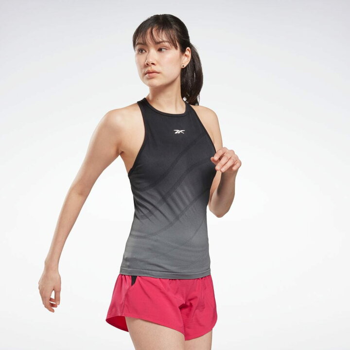 楽天市場 公式 リーボック Reebok 返品可 ユナイテッド バイ フィットネス シームレス タンク トップ United By Fitness Seamless Tank Top レディース Gr9037 トレーニング ウェア 服 ブラック Summer Sale Reebok Online Shop 楽天市場店