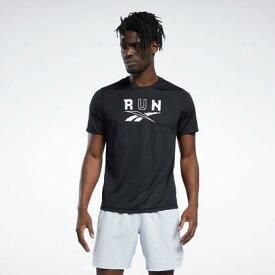 【リーボック公式】ランニング スピードウィック グラフィック Tシャツ / Running Speedwick Graphic T-Shirt （ブラック）