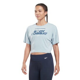 【リーボック公式】レズミルズR BodyCombatRアクティブチル Tシャツ / Les MillsR BodyCombatR Activchill T-Shirt （ブルー）