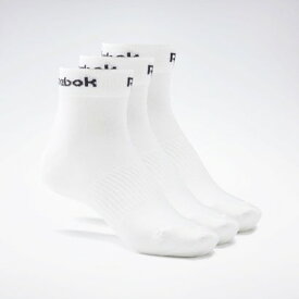 【リーボック公式】アクティブ コア アンクル ソックス 3足組 / Active Core Ankle Socks 3 Pairs（ホワイト）
