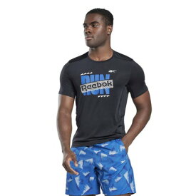 【リーボック公式】ランニング アクティブチル アスリート Tシャツ / Running Activchill Athlete T-Shirt （ブラック）