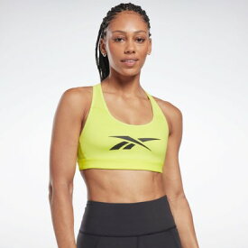 【リーボック公式】ラックス ベクター レーサー スポーツブラ / LUX VECTOR RACER SPORTS BRA（アシッドイエロー）