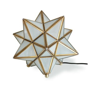 テーブルライト デスクライト 卓上ライト 間接照明 インテリア照明 真鍮 星型 ガラス アンティーク ビンテージ レトロ おしゃれ ミッドセンチュリー LED ダイニング リビング 寝室 居間 玄関