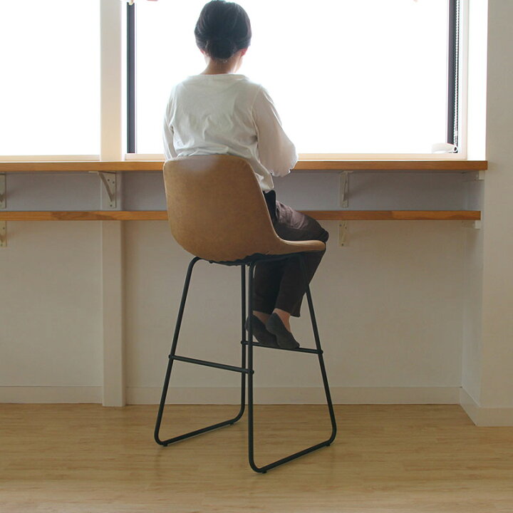 訳あり品送料無料 カウンターチェア 椅子 おしゃれ バーチェア ハイスツール ハイチェア カフェ カウンター 北欧 インダストリアル バースツール レザータイプ Discoversvg Com