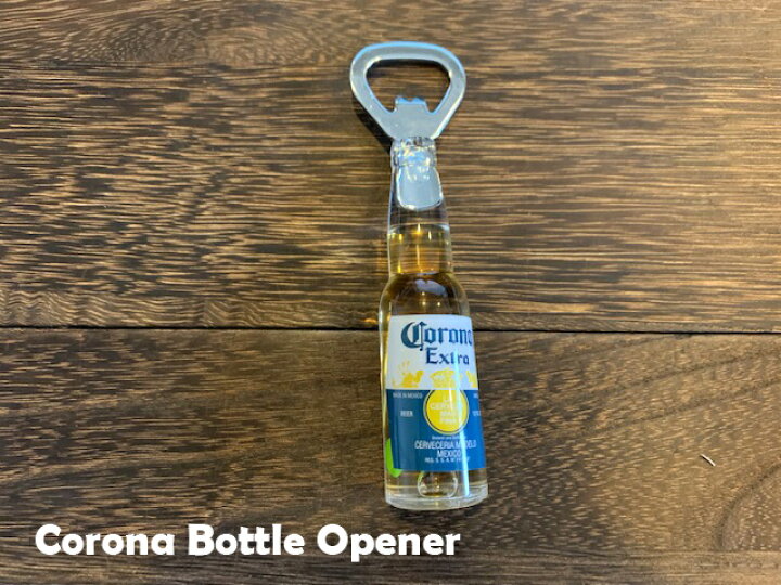 楽天市場】コロナビール 栓抜き ボトルオープナー CORONA ライム入り 