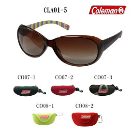 coleman コールマン CLA01-5 サングラスケース付き レディース サングラス オーバル 偏光 ゴルフ 女性 メンズ 送料無料