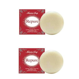マテリアソープ Repure（リピュア）2個セット 日本ネオライズ 固形ソープ 洗顔石けん 石鹸 乳酸菌代謝物質
