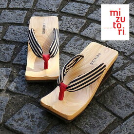 下駄 みずとり mizutori SHIKIBU しきぶ 6.5cmヒール 履き物 レディス サンダル 水鳥工業 日本製