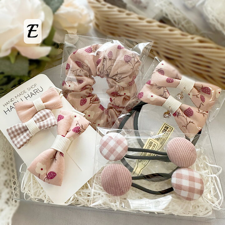 楽天市場】レビュー特典あり【HARUHARU】 キッズ ヘアアクセサリー 4点  