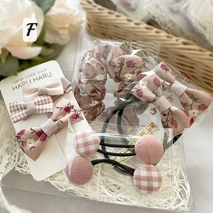 楽天市場】レビュー特典あり【HARUHARU】 キッズ ヘアアクセサリー 4点  