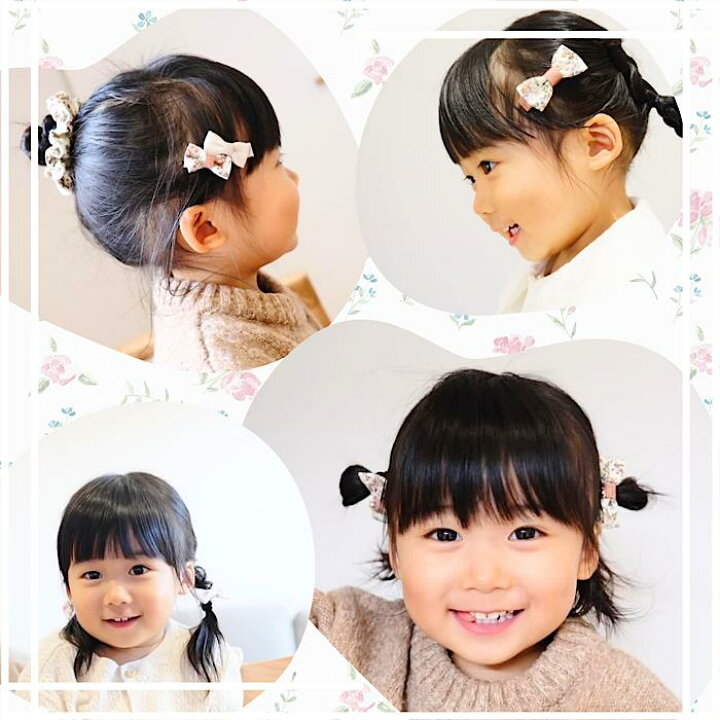 楽天市場】レビュー特典あり【HARUHARU】 キッズ ヘアアクセサリー 4点  