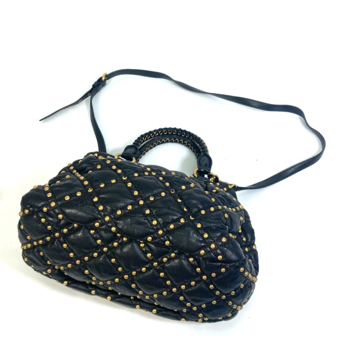 楽天市場】MIUMIU ミュウミュウ キルティング スタッズ カバン 2WAY  