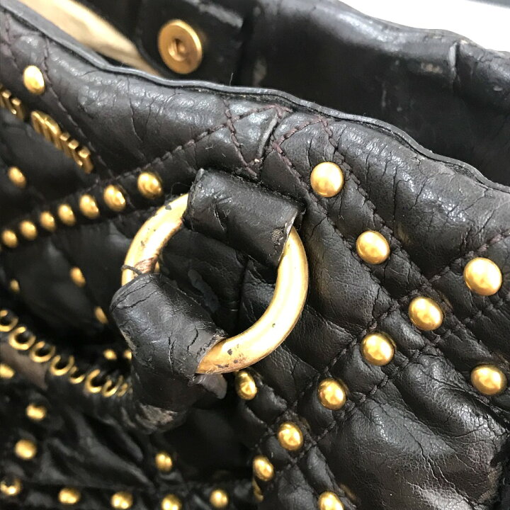 楽天市場】MIUMIU ミュウミュウ キルティング スタッズ カバン 2WAY  