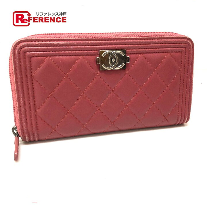楽天市場】CHANEL シャネル A68733 ボーイシャネル ラウンドファスナー 