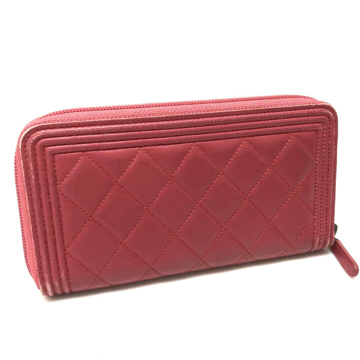 楽天市場】CHANEL シャネル A68733 ボーイシャネル ラウンドファスナー 