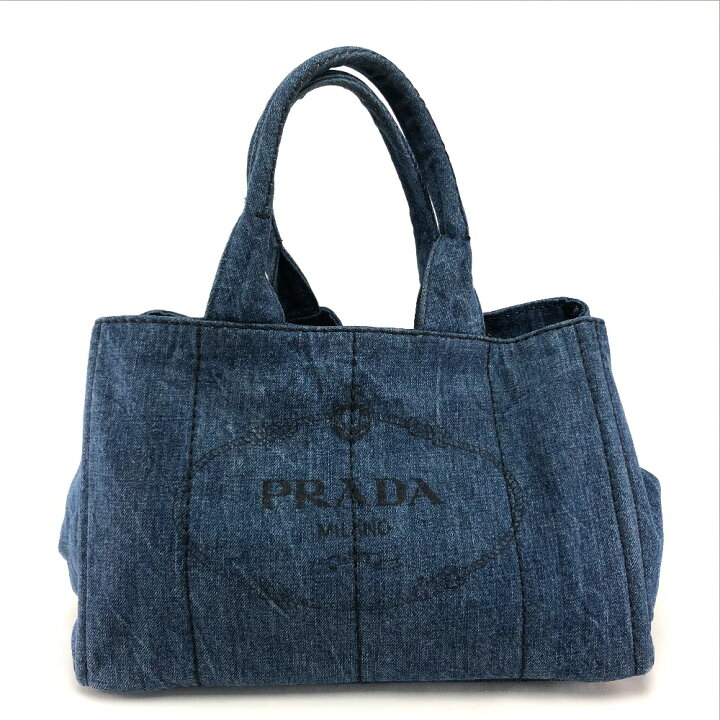 楽天市場】PRADA プラダ B1877B カナパ DENIM(デニム) カバン スモール 