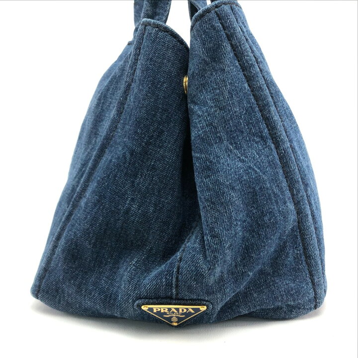楽天市場】PRADA プラダ B1877B カナパ DENIM(デニム) カバン スモール 