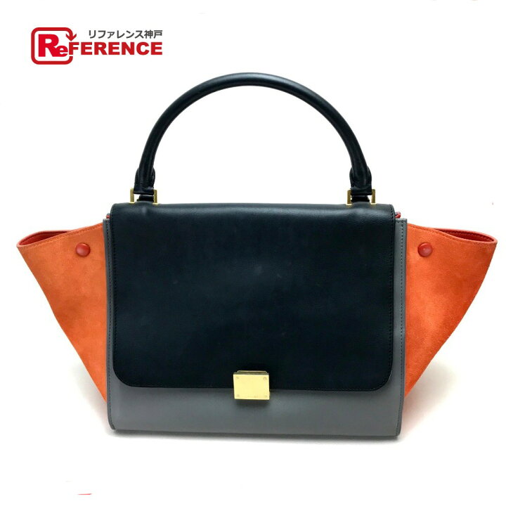 楽天市場】CELINE セリーヌ 2WAYハンドバッグ カバン トラペーズ