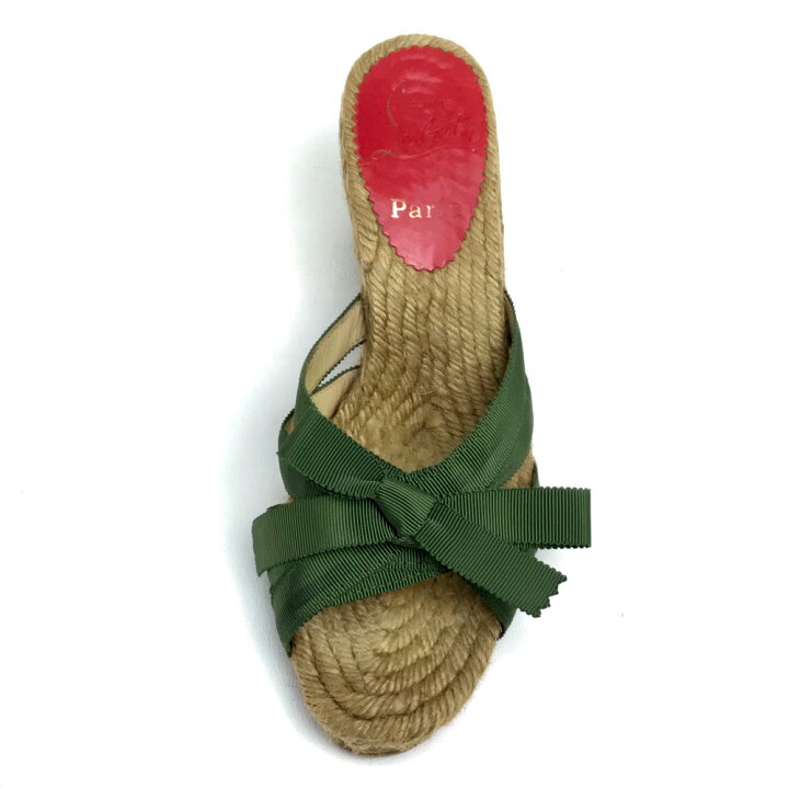 楽天市場】Christian Louboutin クリスチャンルブタン リボン ミュール 
