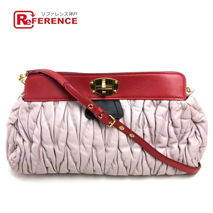 楽天市場】MIUMIU ミュウミュウ 肩掛け ショルダーバッグ マテラッセ  