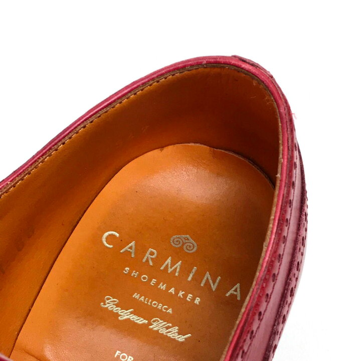 楽天市場】CARMINA カルミナ メダリオン カジュアル ストレートチップ 