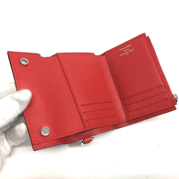 Louis Vuitton Epi Supreme Compact Wallet M67755 w/o Chain From JPN
