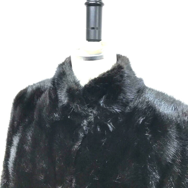 楽天市場】SAGA サガ ハーフコート 毛皮 サガミンク 逆毛 ファーコート  