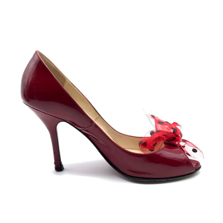 楽天市場】Christian Louboutin クリスチャンルブタン リボン ドット柄 