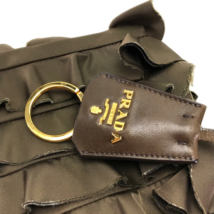 楽天市場】PRADA プラダ BN1728 フリル カバン ハンドバッグ トート 