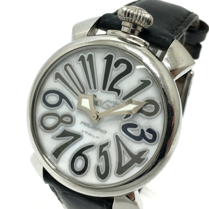 楽天市場】GAGA MILANO ガガミラノ 5020.4 シェル文字盤 マヌアーレ 