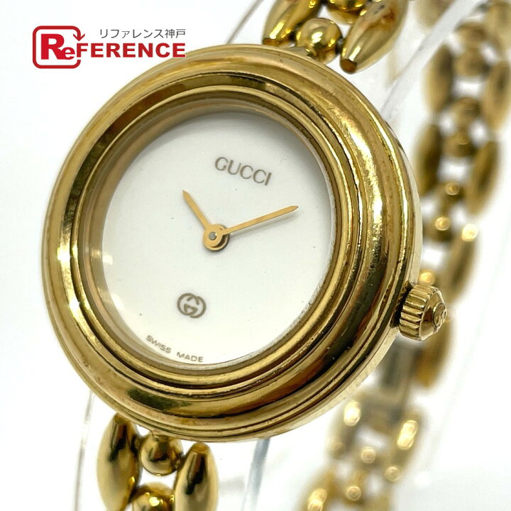 楽天市場】GUCCI グッチ 1100L バングルウォッチ チェンジベゼル 6色 