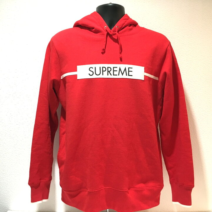 楽天市場】Supreme シュプリーム プルオーバー 17SS ロゴ フーデッド  