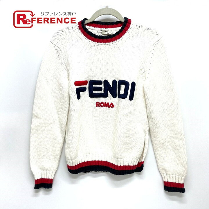 楽天市場】FENDI フェンディ FAE137 ロゴ プルオーバーニット フィラ  
