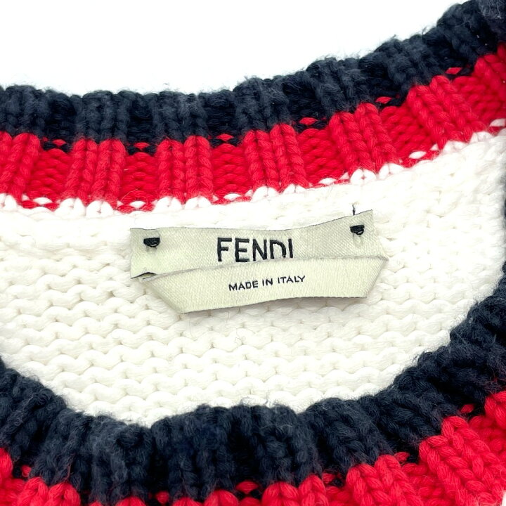 楽天市場】FENDI フェンディ FAE137 ロゴ プルオーバーニット フィラ 