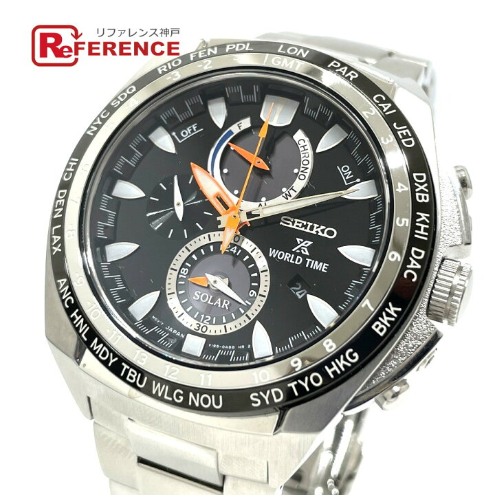 楽天市場】SEIKO セイコー V195-0AB0 クロノ プロスペックス ワールド 