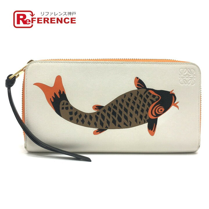 楽天市場】LOEWE ロエベ 鯉 魚 アナグラム ロゴ ラウンドファスナー 