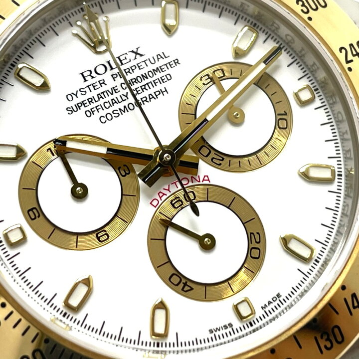 ROLEXロレックス腕時計コマ116523約20mmデイトナコンビ