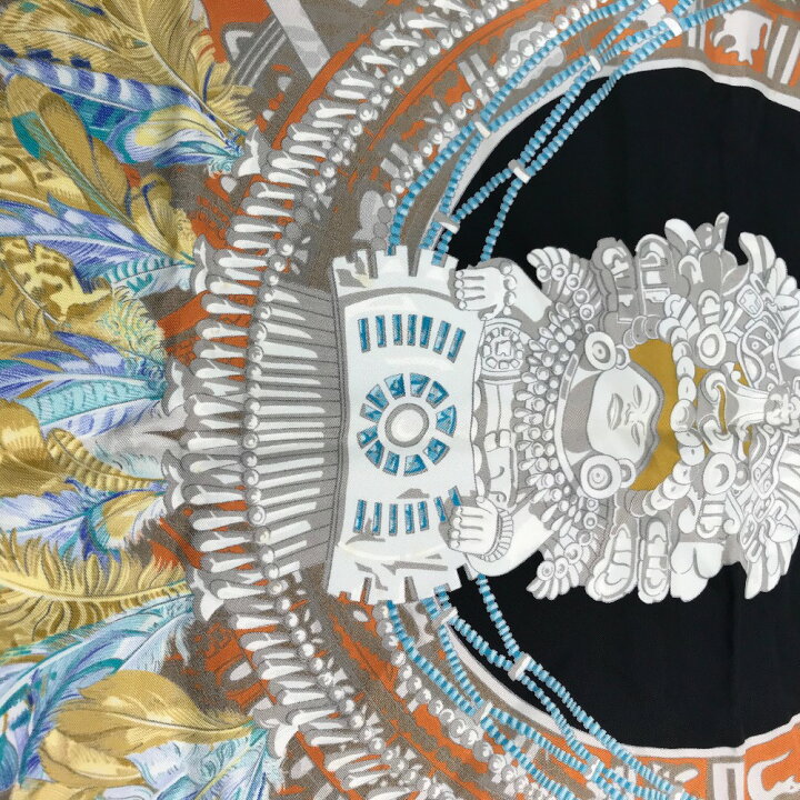 楽天市場】HERMES エルメス カレ90 大仏 仏像 カーニバル スカーフ 