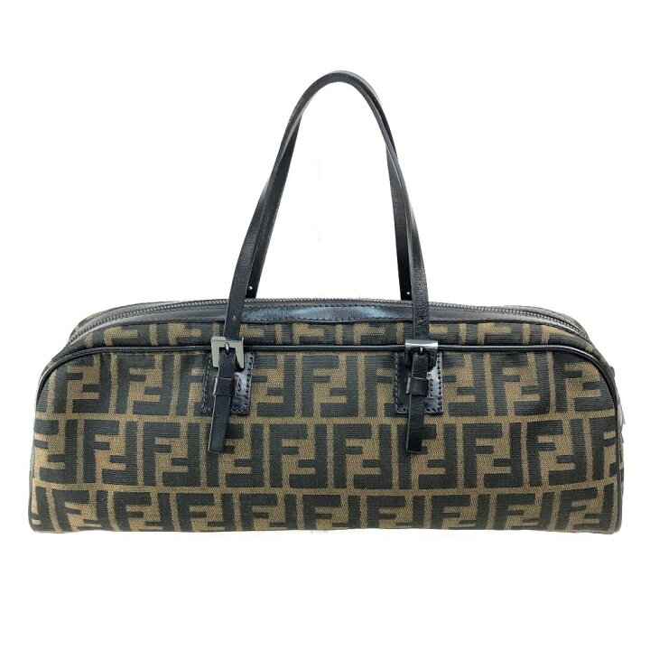 楽天市場】FENDI フェンディ 8BL006 ズッカ FFロゴ 横長 ミニボストン 