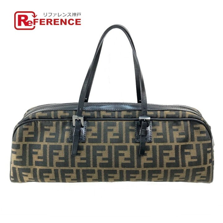 楽天市場】FENDI フェンディ 8BL006 ズッカ FFロゴ 横長 ミニボストン 