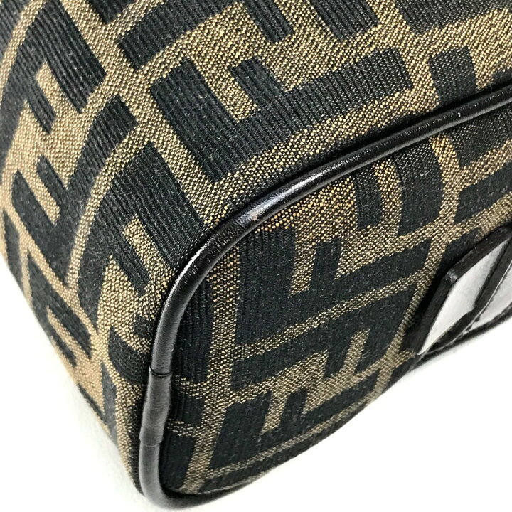 楽天市場】FENDI フェンディ 8BL006 ズッカ FFロゴ 横長 ミニボストン 