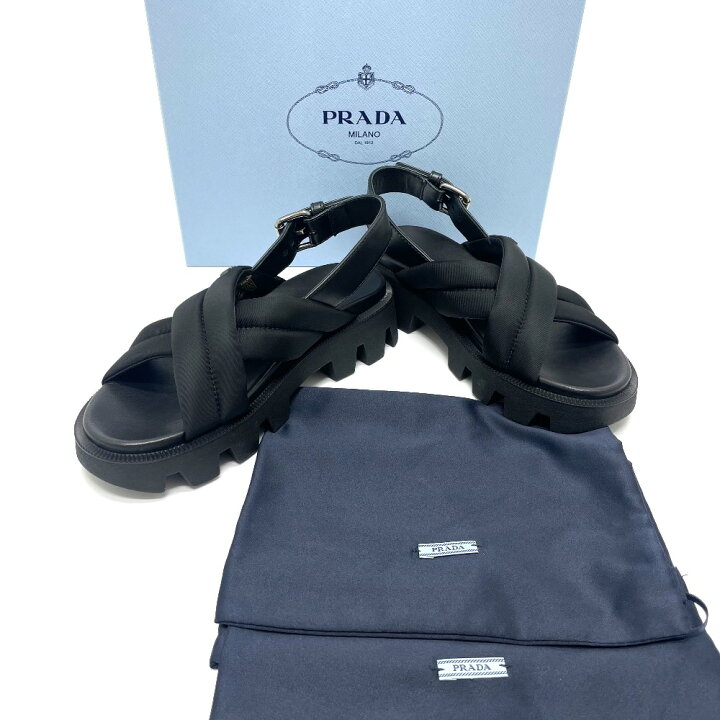 楽天市場】PRADA プラダ スポーツ クロスストラップ プラットフォーム 