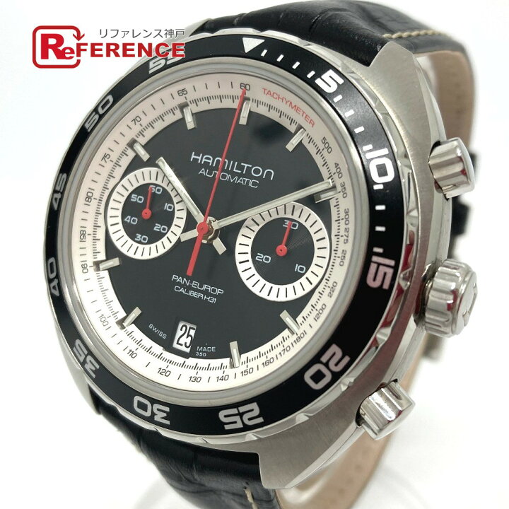 楽天市場】HAMILTON ハミルトン H357560 パンユーロ クロノグラフ 自動 