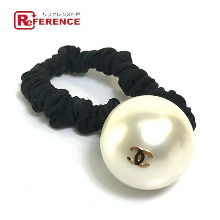 楽天市場】CHANEL シャネル A63896 CC ココマーク フェイクパール ヘア 