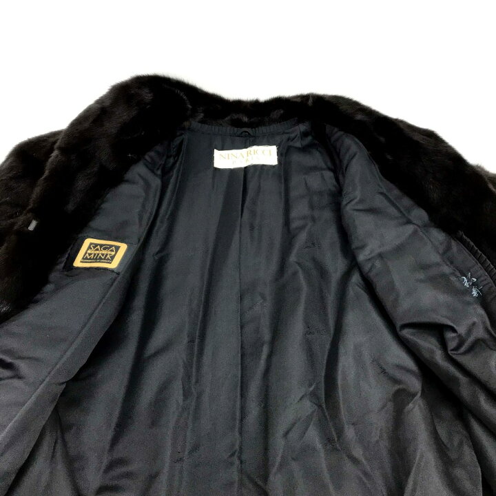 楽天市場】NINA RICCI ニナリッチ サガミンク ハーフコート ファー  