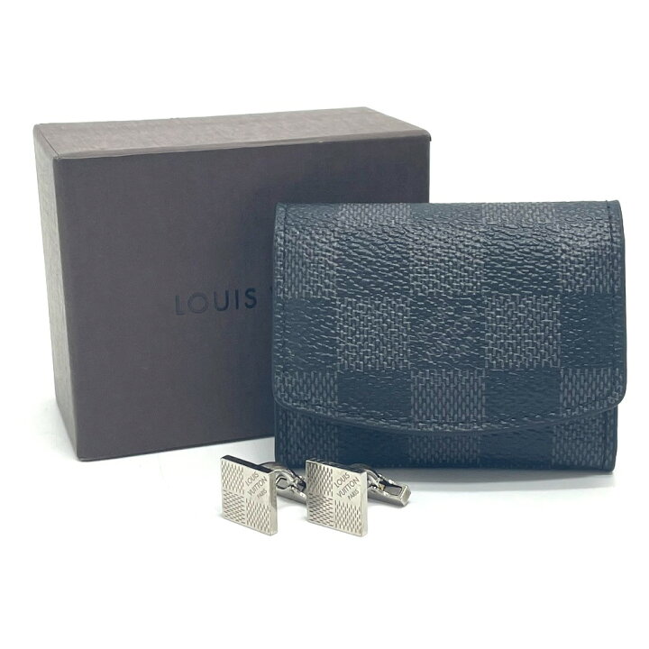楽天市場】LOUIS VUITTON ルイヴィトン M61035 ダミエ 4 ブトン ドゥ  